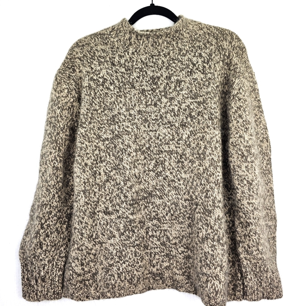 Eagle's‎ Eye Mock Turtleneck Sweater Lambs Wool Angora Women's Size Large